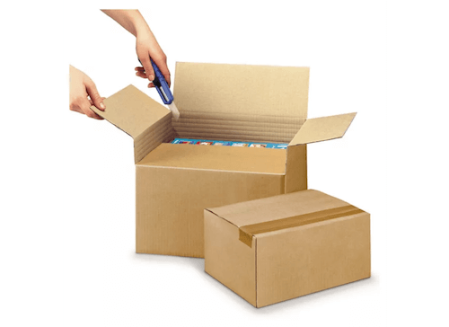 Caisses cartons à hauteur variable