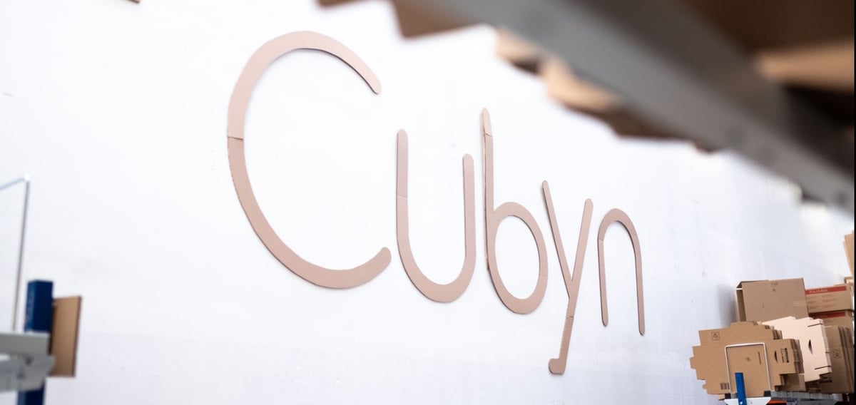 Enseigne de l'entrepôt logistique Cubyn