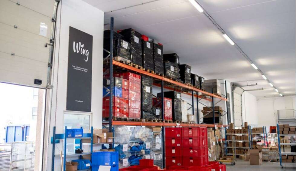 L'entrepôt logistique de chez Wing