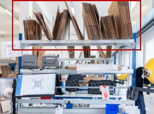 WING vous propose un exemple de rangement dans votre entrepôt