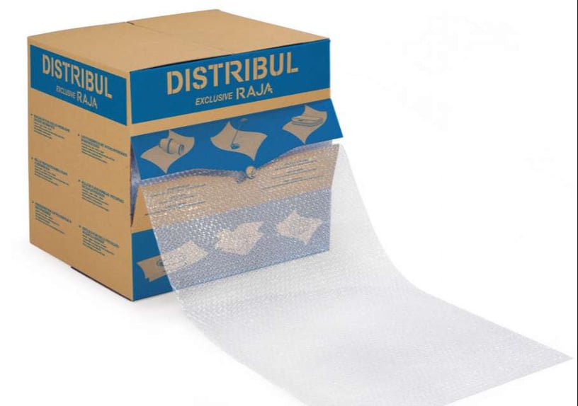 Le film bulle est utilisé pour le transport de matériel électronique et de vaiselle.